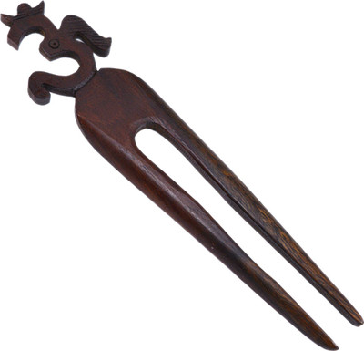 

Silvesto India Wooden Hair Stick For Women & Girls PG-133199 Hair Pin(Brown)