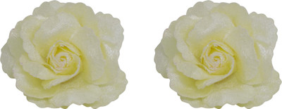 

Prime Flower Hair Clip/Hair Pins For Girls And Women, Rose Flower Hair Clips, Set Of 2, Pack of 1 Hair Clip(Yellow)