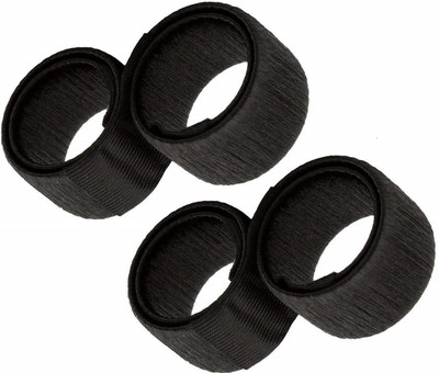 

KYT scale Hair accessories donut bun maker sweet frenchroller hair band Black2 pcs Bun(Black)
