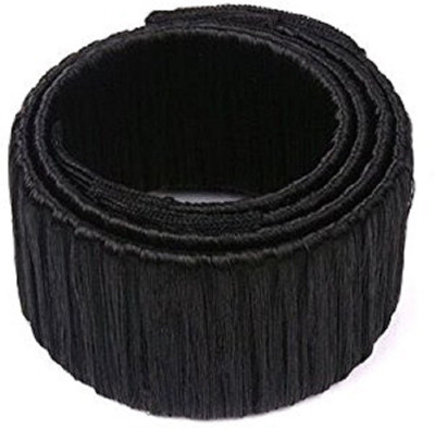 

KYT Hair accessories donut bun maker sweet frenchroller hair band Bun(Black)