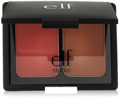 JA Cosmetics Contouring Blush and Bronzing Powder, Fiji Matte, 0.3 Ounce (Pack of 9) Highlighter(Brown)