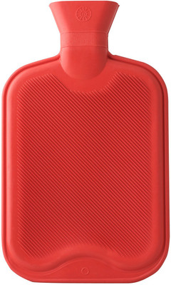 

OPQ Metal Fitting Natural Rubber Super Non-electrical 2.3 L Hot Water Bag(Red)