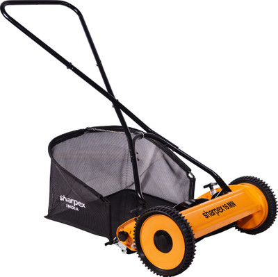 Sharpex Classic Push Manual Lawn Mower with Grass Catcher (Multicolour)...
