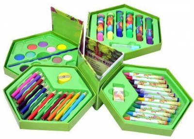 

Global 46 PCS WINNIE DE POOH COLOR ART SET(Multicolor)