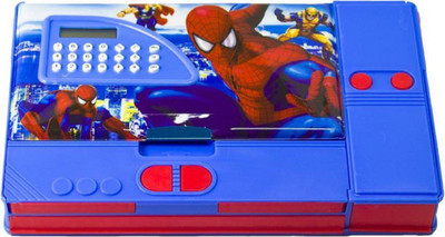 

Global Jumbo size Calculator Spider Man Art Plastic Pencil Box(Blue)