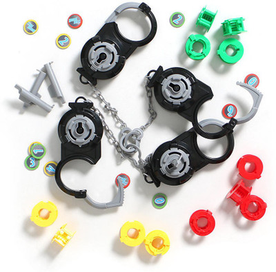 

BuyChoice Unlock Maze Handcuffs Board Game Toy Children Puzzle Interactive Novelties(Multicolor)