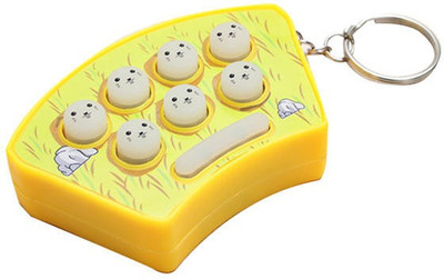 

BuyChoice Mini Whack-A-Mouse Mole Attack Game Key Chain Amusement Game(Multicolor)