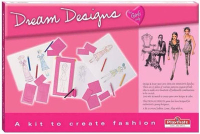 

KENZAI Playmate Dream Designs - A Kit to create Fashion(Multicolor)