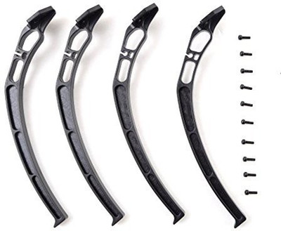 

REES52 1140373I1GR5005 Fox novo Universal Tall Landing Gear Skid for DJI F450 F550 Sk480 Multirotor Quadcopter(Black)