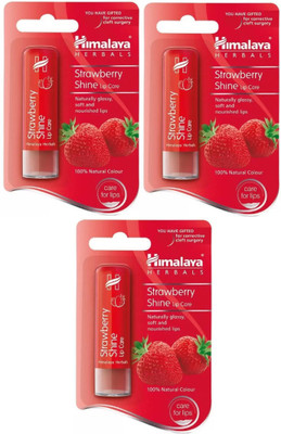 

Himalaya Shine Lip Care Strawberry Strawberry(Pack of: 3, 13.5 g)