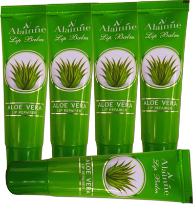 

Alainne Aloe-Vera Lip Balm Pack of 5(Pack of: 5, 45 g)