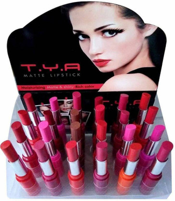 

TYA Matte Look Lipsticks Set of 24 with Multicolour (Set of 24)(Multicolour)