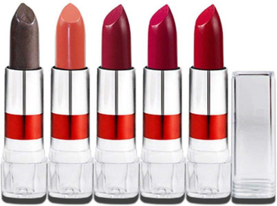 

Bagani lipstick Combo 5(Brown, Red, Maroon, pink, Orange)