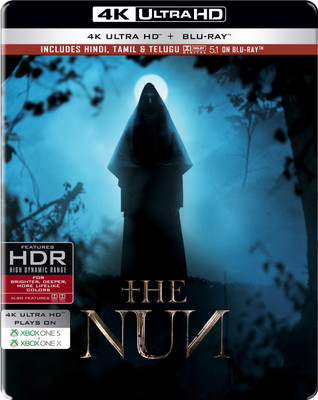 

The Nun (Steelbook) (4K UHD & HD) (2-Disc)(4K(UHD) Blu-ray English)
