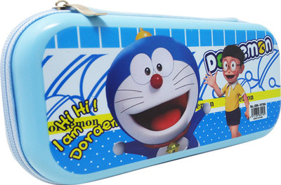 

Parteet Pouch Pouch Art Plastic Pencil Box(Set of 1, Blue)