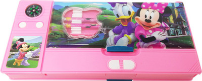 

Parteet Pencil Box Pencil Box Art Plastic Pencil Box(Set of 1, Pink)