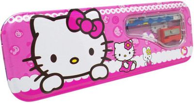 

Parteet Pencil Box Pencil Box Art Metal Pencil Box(Set of 1, Pink)