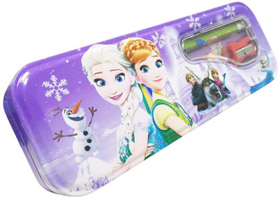 

Parteet Pencil Box Pencil Box Art Metal Pencil Box(Set of 1, Purple)