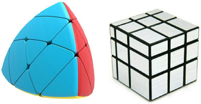 

Toy Arena Super Speed Master & Silver Mirror Magic Rubik Cube Combo(2 Pieces)