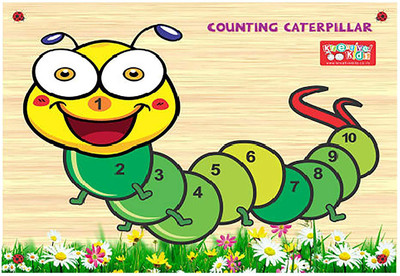 

Webby Premium Wooden Counting Catterpillar Educational Puzzle Toy(11 Pieces)