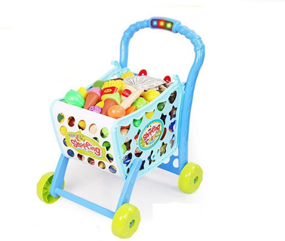 

Clastik 3 in 1 Hand Induction Kids Shopping Cart with Lights and Music