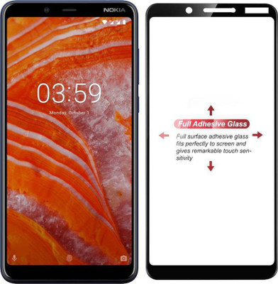 Express Buy Edge To Edge Tempered Glass for Nokia 3.1 Plus(Pack of 1)