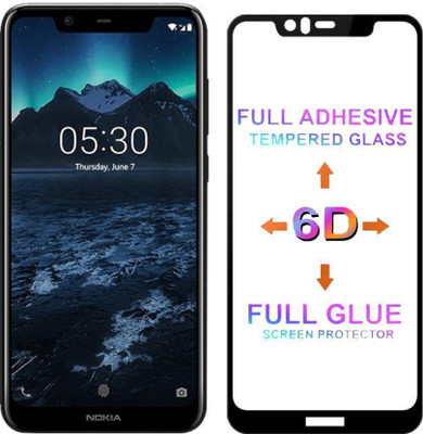 Express Buy Edge To Edge Tempered Glass for Nokia 7 Plus (6D Full Glue Tempered Glass)(Pack of 1)