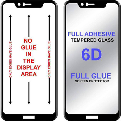 Express Buy Edge To Edge Tempered Glass for Nokia 5.1 Plus(Pack of 1)