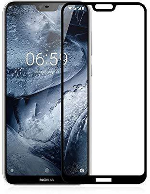 Accessories Kart Edge To Edge Tempered Glass for Nokia 7.1(Pack of 1)