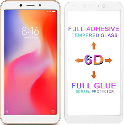 Express Buy Edge To Edge Tempered Glass for Mi Redmi 6A(Pack of 1)