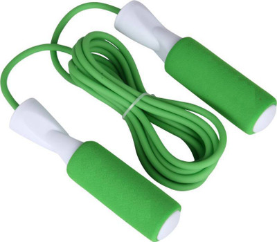 

Authfort Jump Up Skipping Rope 3 Meter Long Ball Bearing Skipping Rope(Multicolor, Length: 3 inch), Green