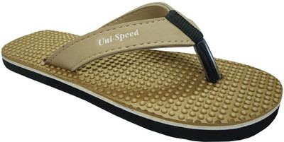 Unispeed Women Flip Flops(Beige , 7)