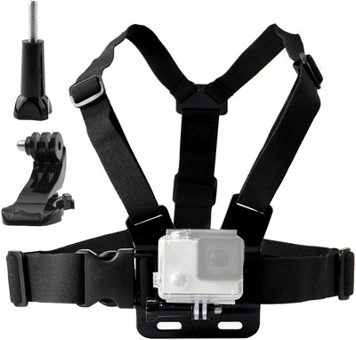 

Techlife Solutions Adjustable Chest Harness Mount Strap(Black)