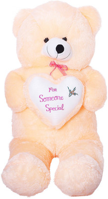 

Shishu CUTE HUGGABLE SOFT PEACH TEDDY BEAR(FOR SOMEONE SPECIAL)(5 FEET) - 90 cm(PEECH)
