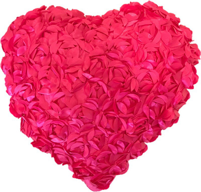 

CREATIVEVILLA CUTE DARK PINK ROSE FLOWER DESIGN - 36 cm(Multicolor)