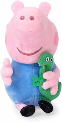 

Tako bell super soft Kid's fav Peppa George Pig with Dinosaur Plush, Multi Color (30 cm) - 20 cm(Multicolor)