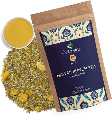 Octavius Hawaii Punch Tea (Tisane) Loose Leaf Cinnamon, Cardamom, Pineapple Tea(100 g, Vacuum Pack)