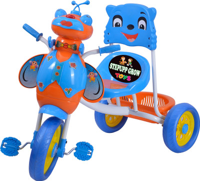 

Stepupp Grow BABY TRICYCLE FOR KIDS WITH BACK BASKET WITH MUSICAL KIDS TRICYCLE BLUE COLOUR KIDS TRICYCLE RECOMMENDED TRICYCLE FOR BABY GIRL OR TRICYCLE FOR BABY BOY OR TRICYCLE FOR TODDLER GIRL OR TRICYCLE FOR TODDLER BOY RECOMMENDED FOR TODDLER 1,2,3,4,