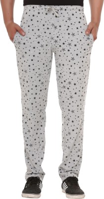 SHAUN Printed Men Grey Track Pants