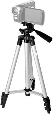 

LIFEMUSIC Premium Quality Tripod Stand 360 Degree 3110 Portable Digital Camera Mobile Stand Holder Camcorder Tripod Stand Lightweight Aluminum Flexible Portable Three-way Head Compatible Tripod Tripod(Silver, Black, Supports Up to 1500 g)