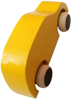 

VINPRAS Wooden Car Toy - Yellow (Small)(Yellow)