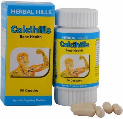 

Herbal Hills Calcihills 60 Capsules - Pack of 4(675 mg)
