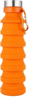 STYLE HOMEZ Silicon Bottle By Style Homez 550 ml Water Bottle(Set of 1, Orange)