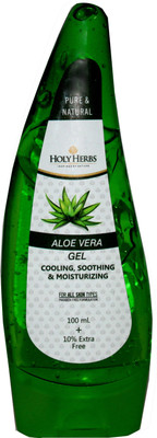 

HOLY HERBS 100% Pure & Natural Cooling, Soothing & Moisturizing Gel(200 ml)