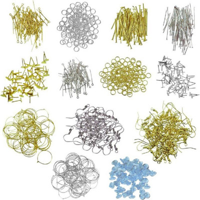 

karigari Jewelry Making Findings Starter Kit Gold & Silver