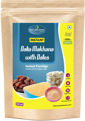 

TOTS AND MOMS Instant Dalia Makhana with Dates Cereal(500, 8+ Months)