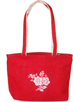 

Sangeetha Bag WHITE FLOWER Multipurpose Bag(Red, 2 L)
