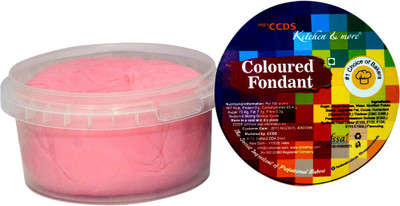 

CCDS Coloured Fondant Light Pink Sugar Paste(250 g, Vanila Flavour)