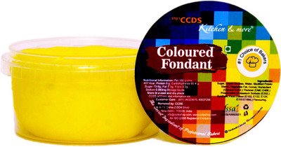 

CCDS Coloured Fondant Sunshine Yellow Sugar Paste(250 g, Vanila Flavour)