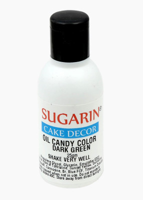 

SUGARIN Oil Candy Color, 25gm, Dark Green Baking Soda Paste(25 g)
